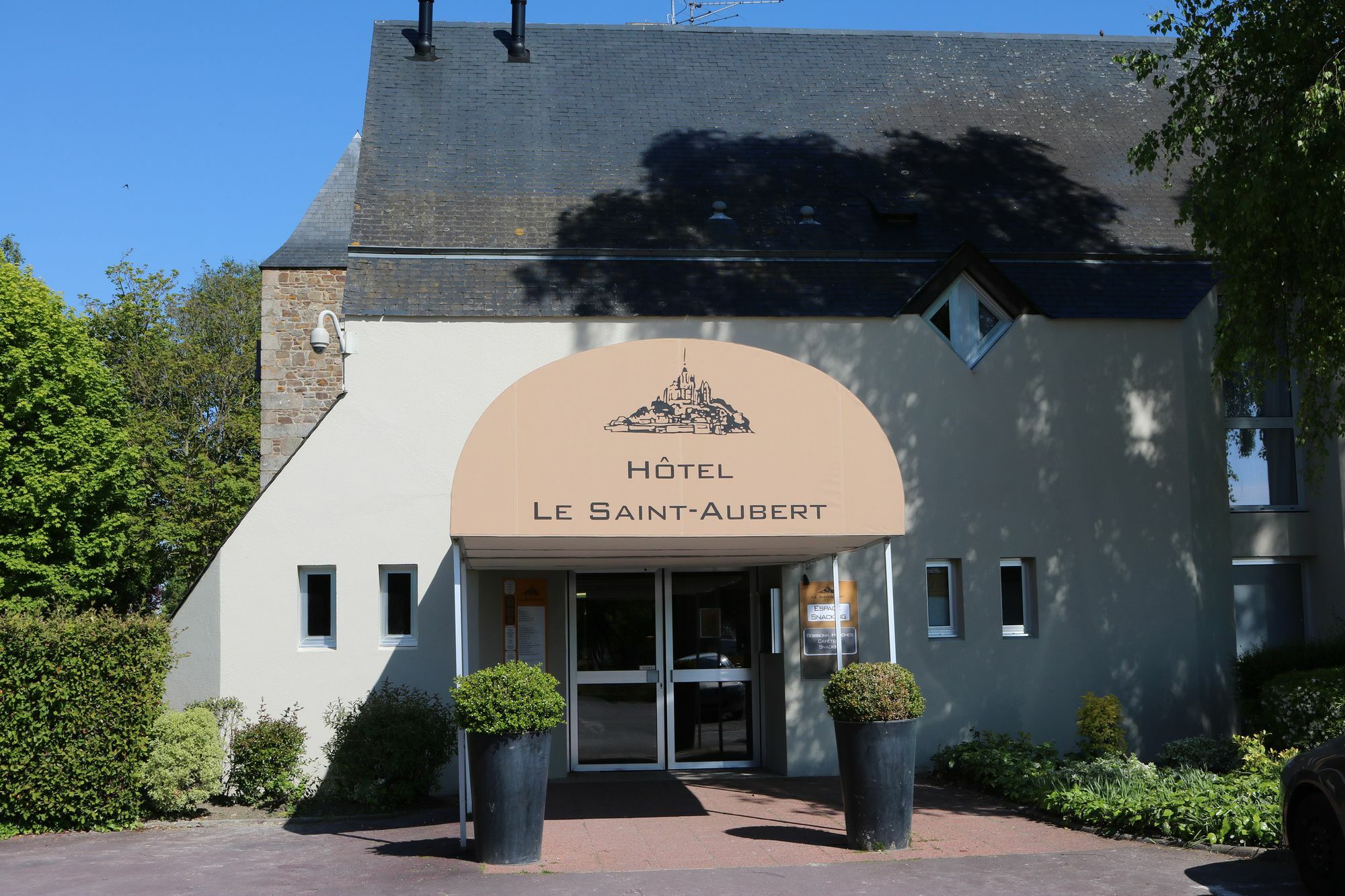 Hotel Le Saint Aubert Monte Saint Michel Exterior foto